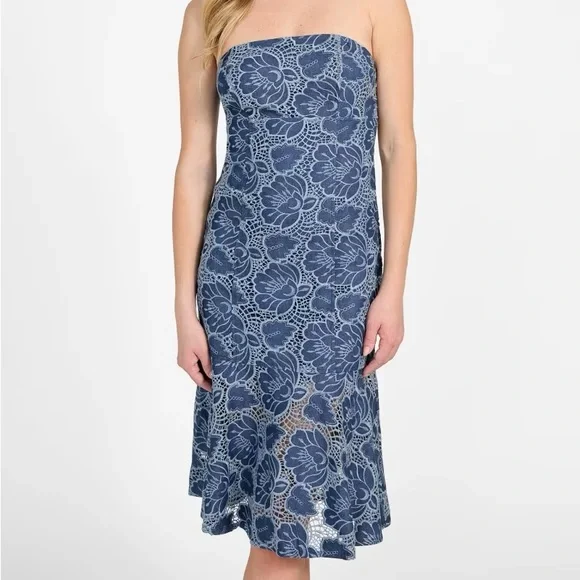 Guess | Dresses | Guess Maisy Lace Indigo Dress Midi Blue Floral Size 2 | Poshmark Guess | Dresses | Guess Maisy Lace Indigo Dress Midi Blue Floral Size 2 | Poshmark